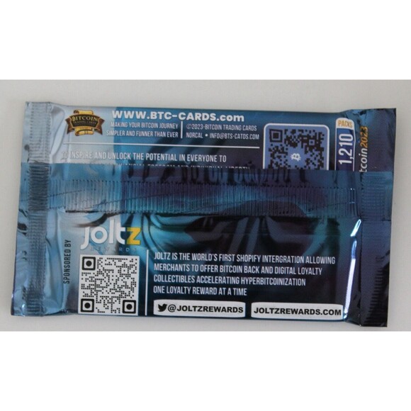 1 Pack 2023 Pacific Bitcoin Trading Cards WHALE PACK Series 2 Limited Edition - Picture 3 of 4